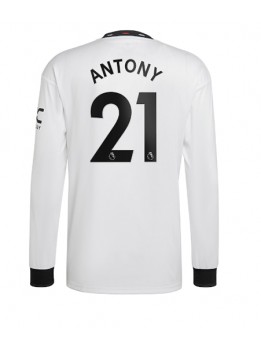 Manchester United Antony #21 Auswärtstrikot 2022-23 Langarm